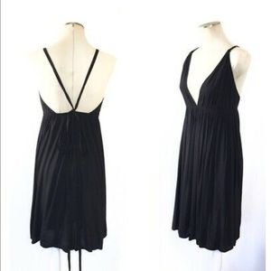 American apparel deep v dress